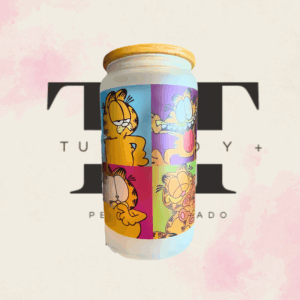 Vaso Vidrio Tapa Bambu